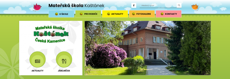 Mateřská škola, Česká Kamenice, Palackého 141