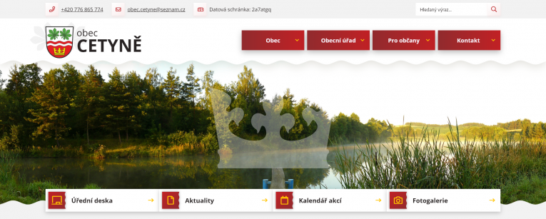 Obec Cetyně