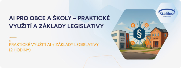 AI pro obce a školy – praktické využití a základy legislativy AI pro obce a školy – praktické využití a základy legislativy